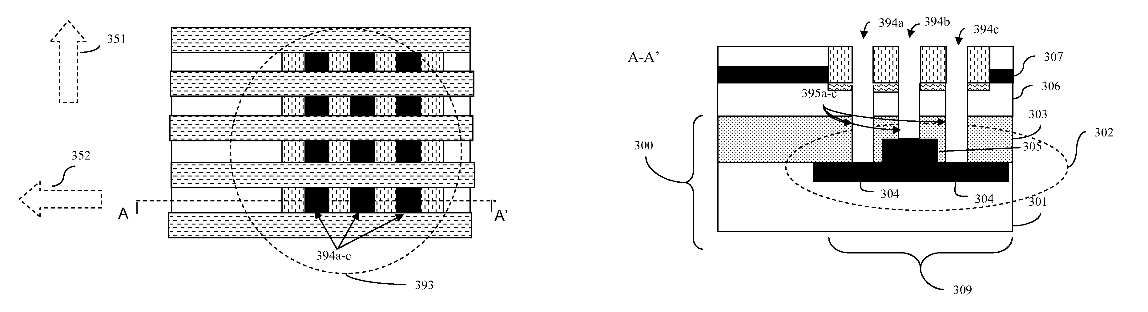 Patterning method using a combination of photolithography and copolymer self-assemblying lithography techniques