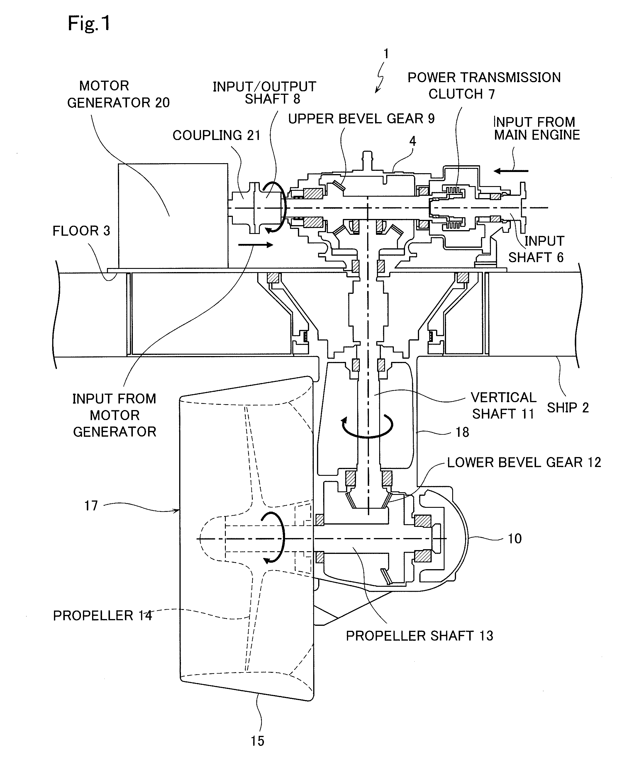 Marine propulsion device
