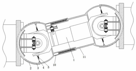 Cardan shaft sealing sleeve of geological prospecting screw drill