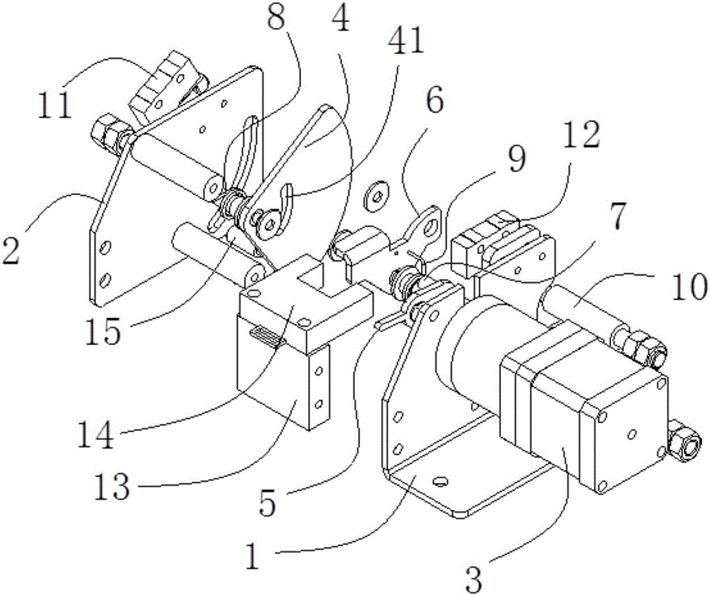 The bag pushing mechanism of the one-piece bag slitting and cutting unit machine