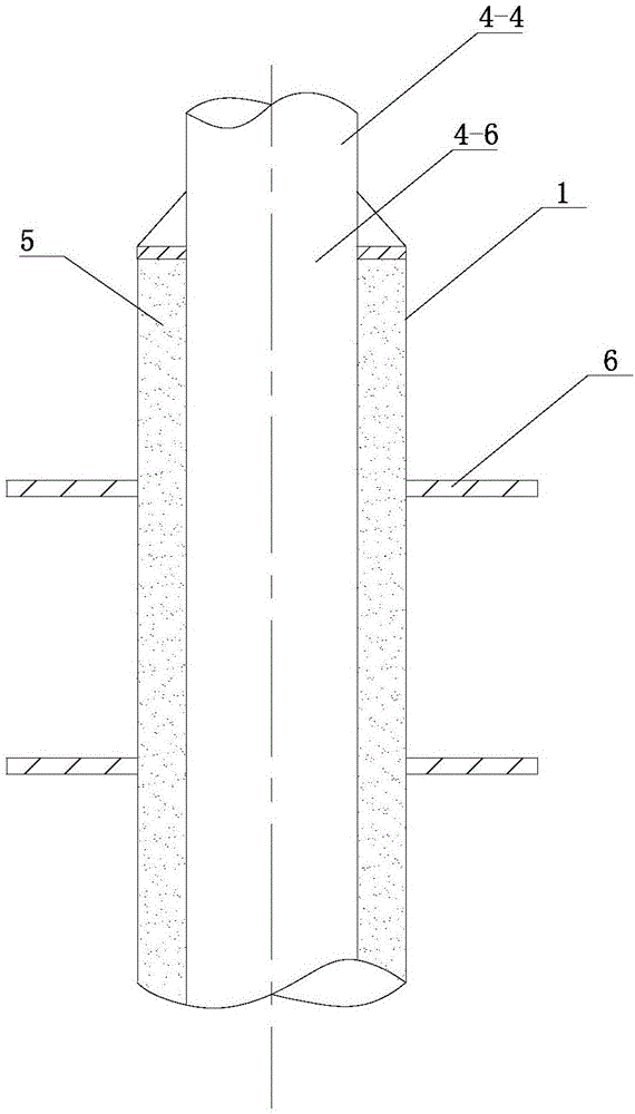 Towing truss-gravity type combined offshore wind turbine foundation structure and construction method thereof