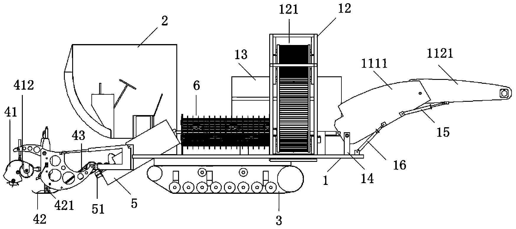 Mustard tuber harvester