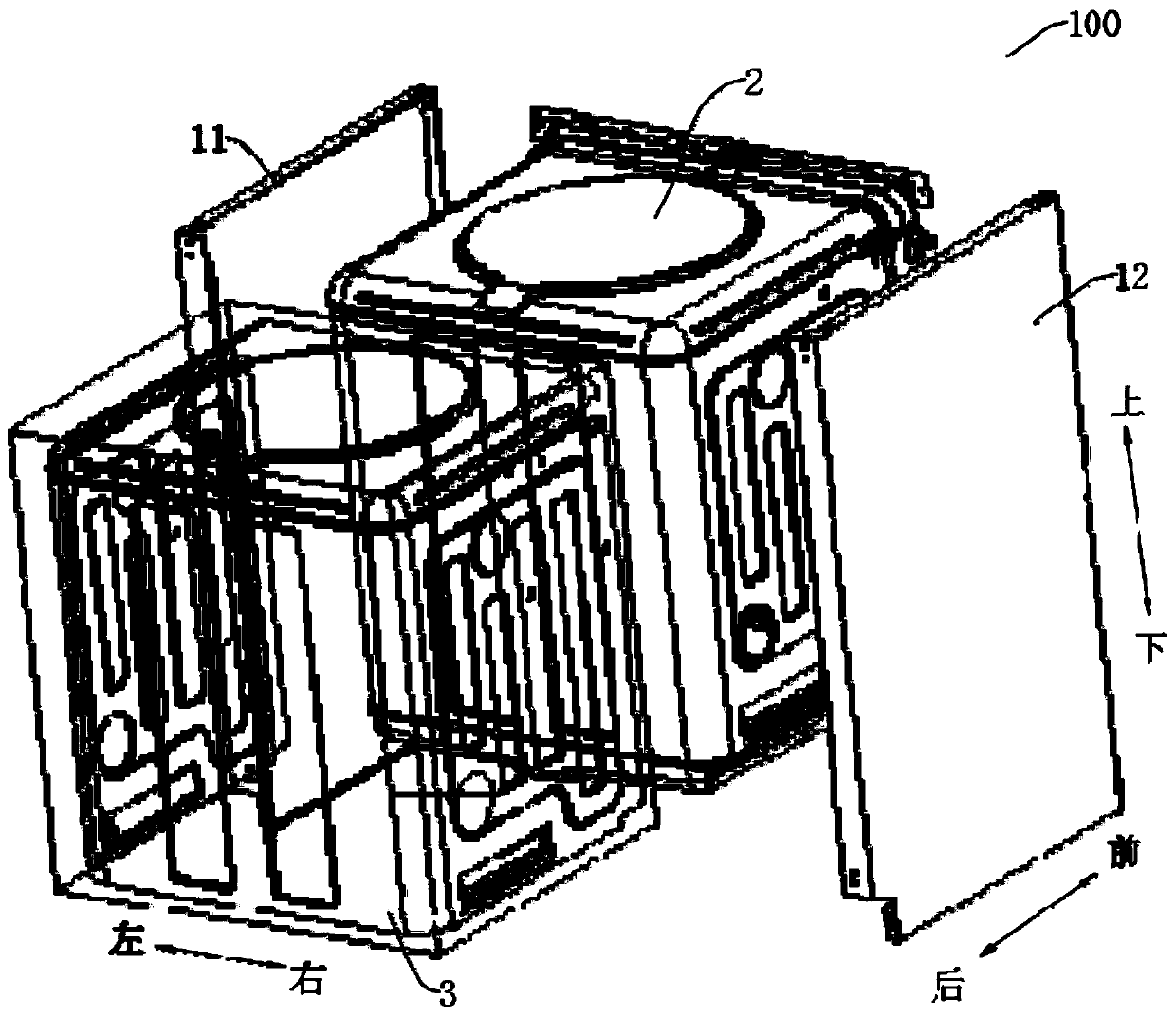 Dish washing machine and dish washing machine making method