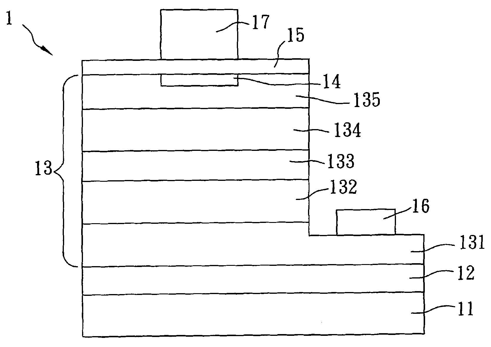 Light-emitting diode with passivation layer and preparation method thereof