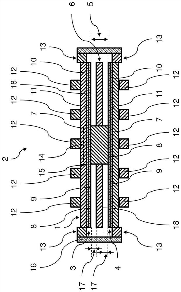 Stator device, flat electric motor and method for producing a stator device