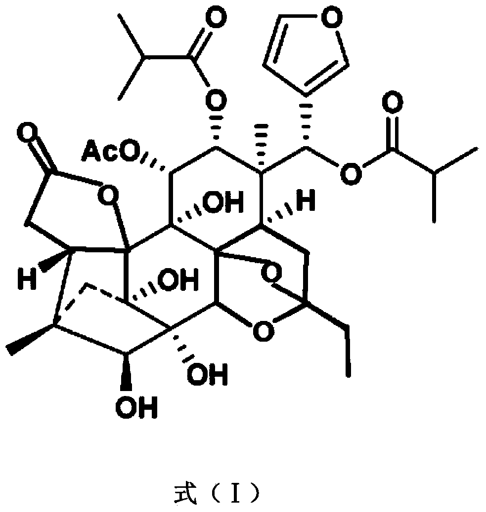 Application of Chukrasone B in medicine for treating hemorrhagic fever with renal syndrome