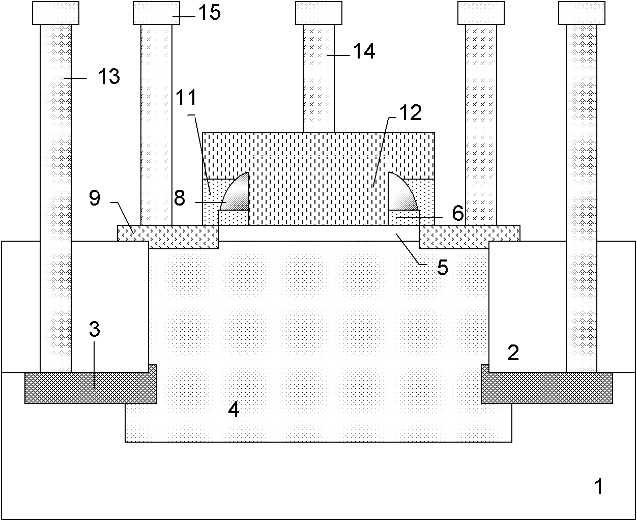 Silicon germanium heterojunction NPN (negative-positive-negative) transistor and manufacture method