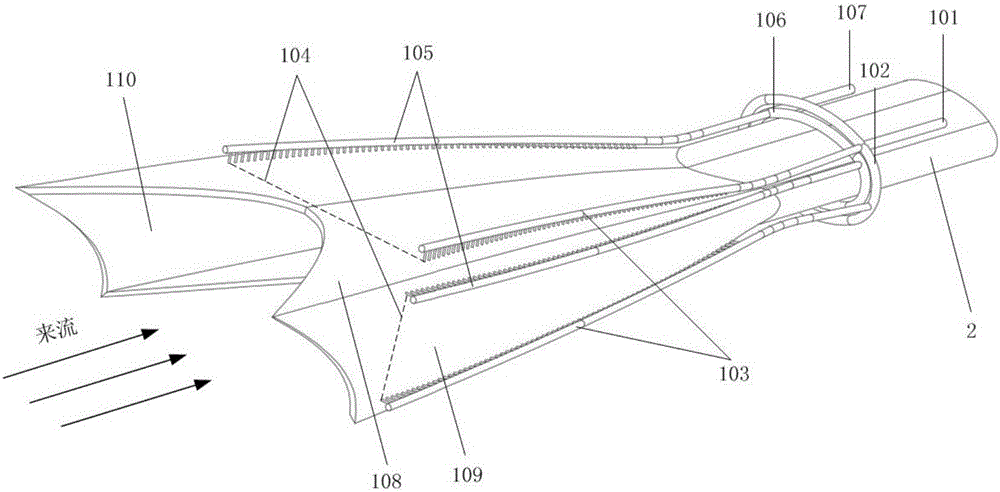 Micro-channel cooling system of air inlet duct of supersonic vehicle