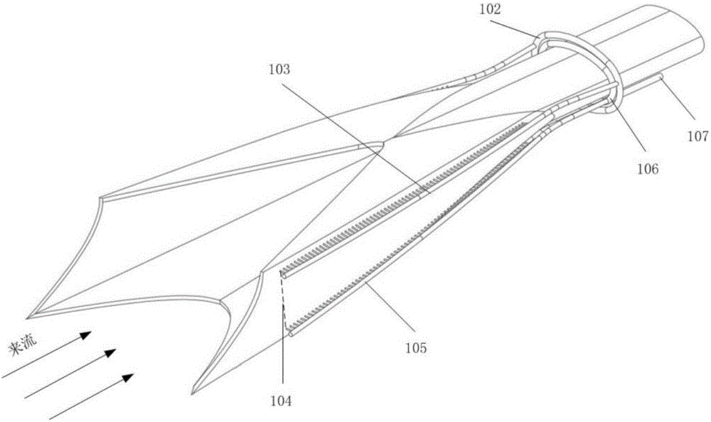 Micro-channel cooling system of air inlet duct of supersonic vehicle