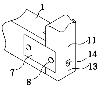 Combined frame for door and window profile, and processing method of combined frame