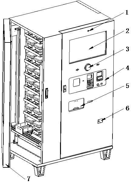 System and method for automatically loading and unloading goods in vending machine