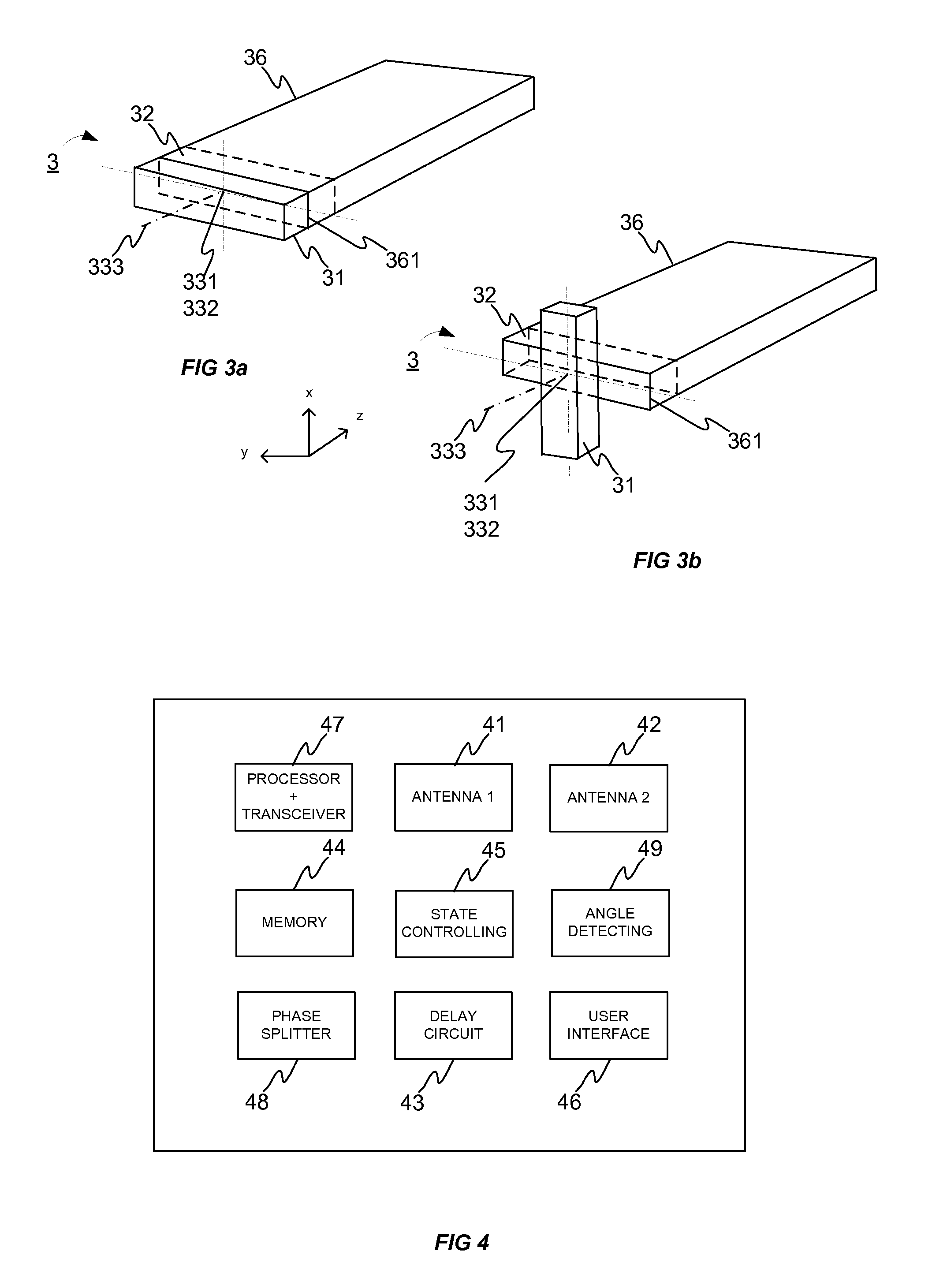 Antenna device for RFID reader/writer