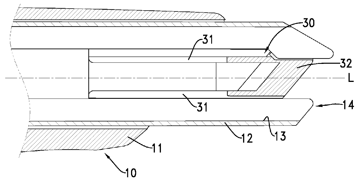 Cutter assembly having a limiting structure