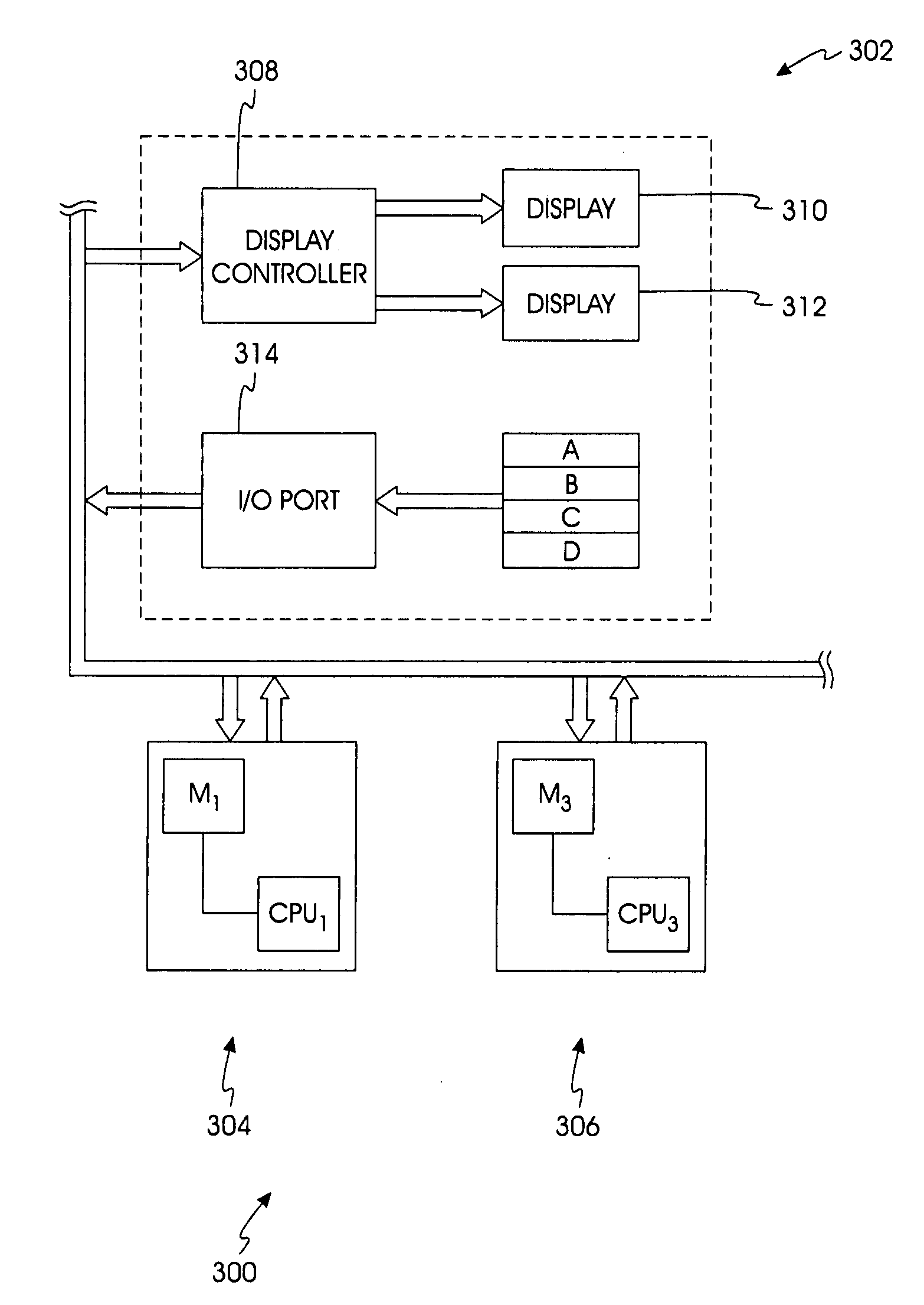 Remote display chain for mutiple user interface applications