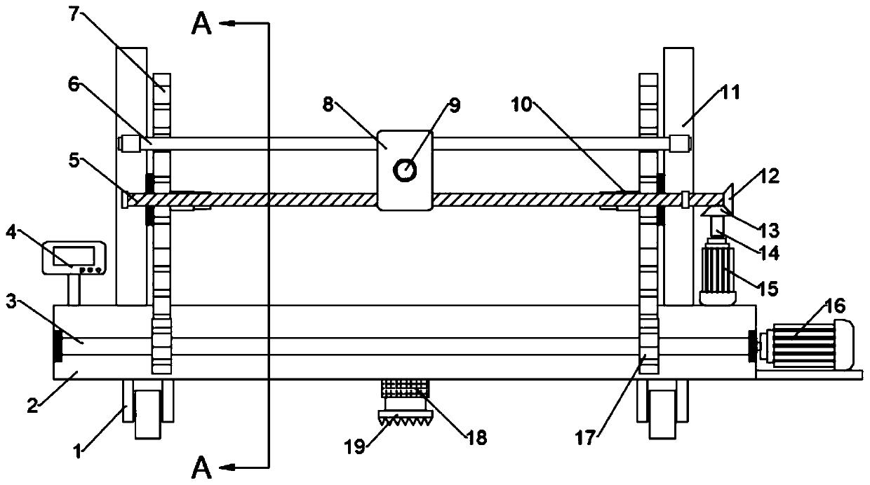 Stranded wire drum stand capable of achieving self-adaptive tensioning force