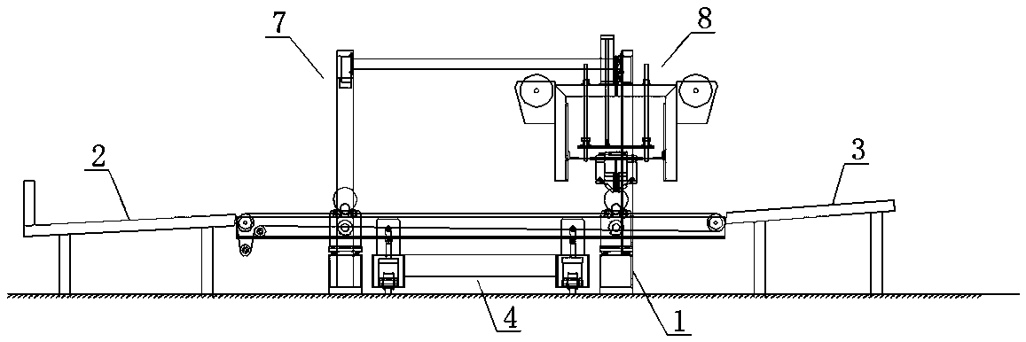 Intelligent welding device of communication rod three-tube tower