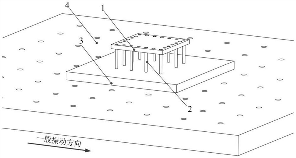 Multi-dimensional vibration simulation device based on structural coupling