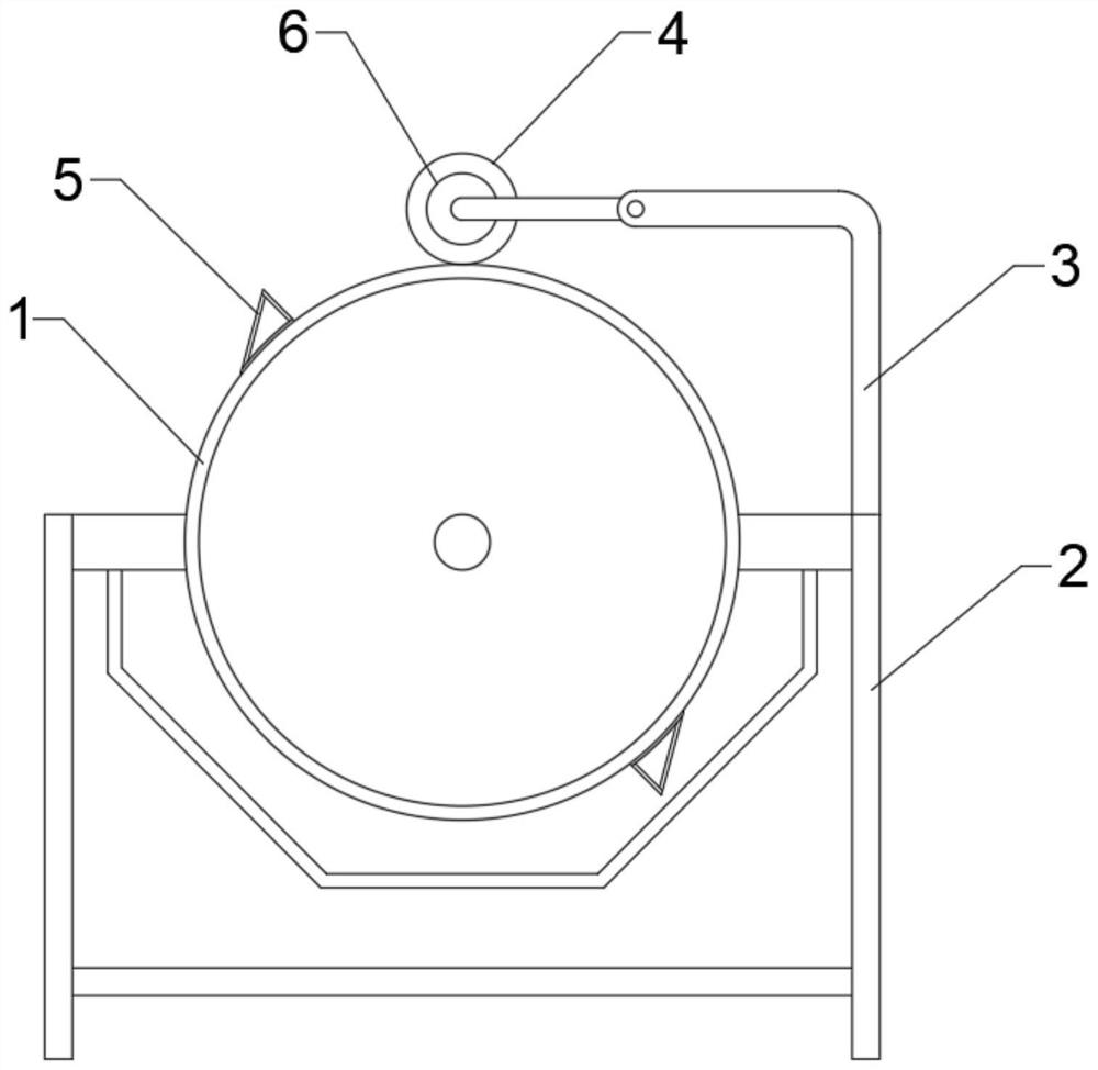 External knocking drum screening device for calcined gypsum powder preparation