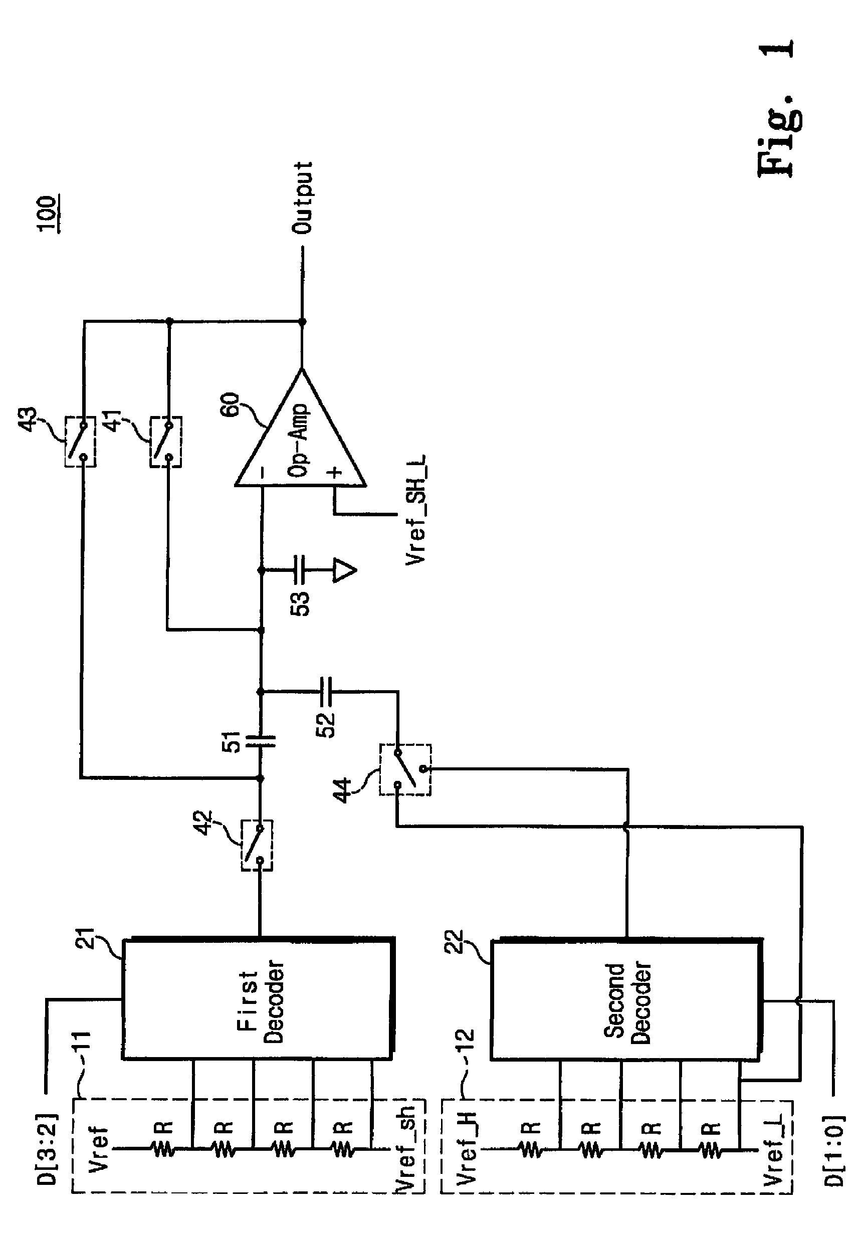 Digital to analog converter and source driver