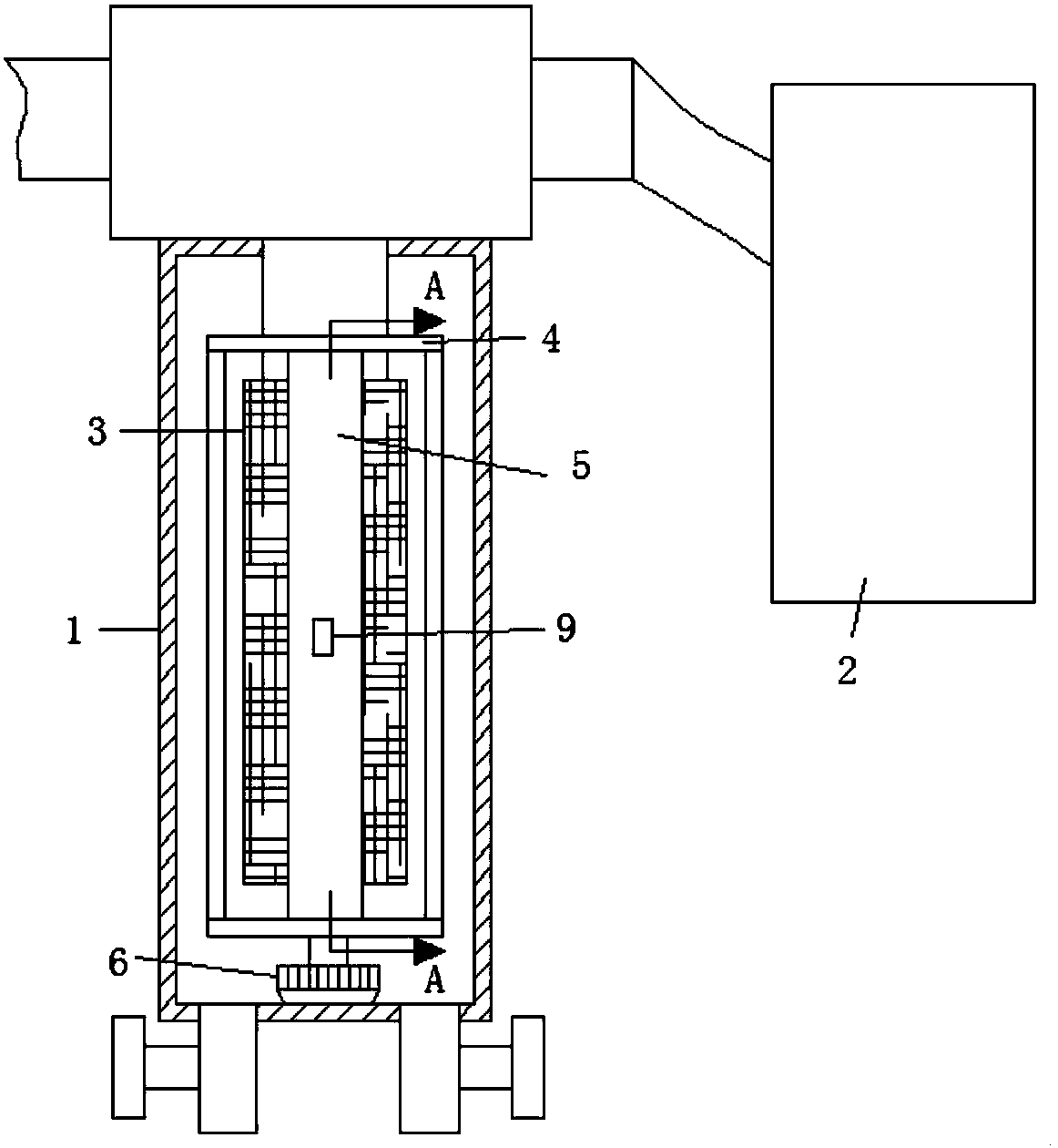 Water diversion device with automatic cleaning function for water turbine