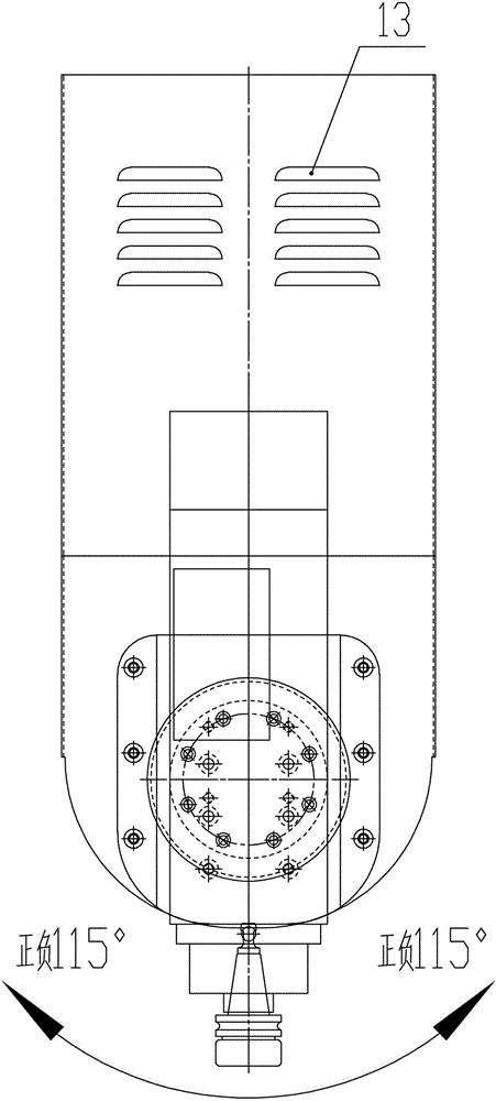 Carving swing head