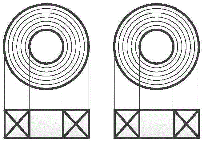 Test system for intermediate frequency eddy current of carbon fiber resin matrix composite