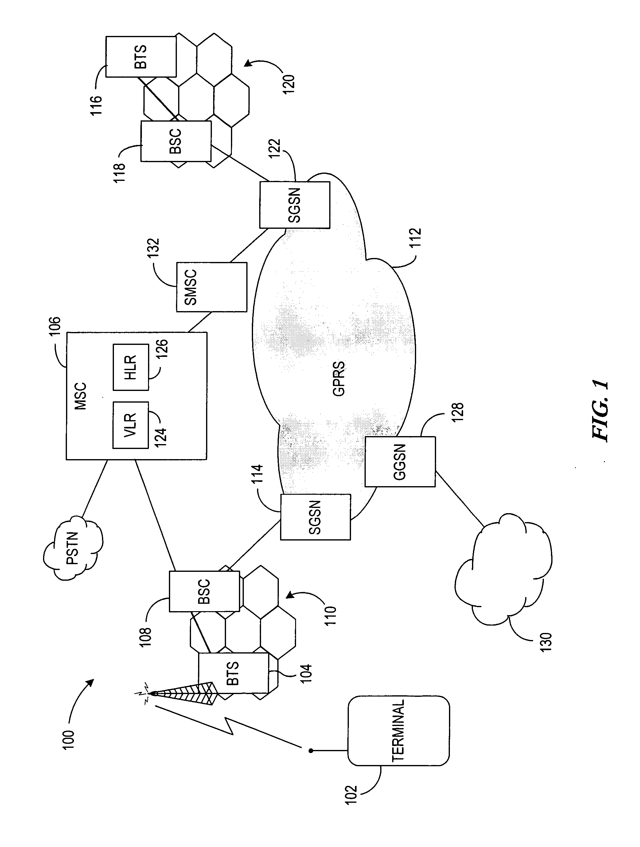 System, apparatus, computer program product and method for controlling terminal output power