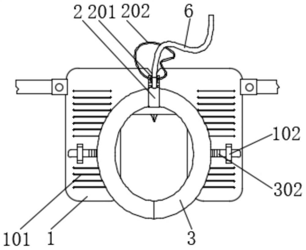 Postoperative nursing and protecting device for patients in proctology department