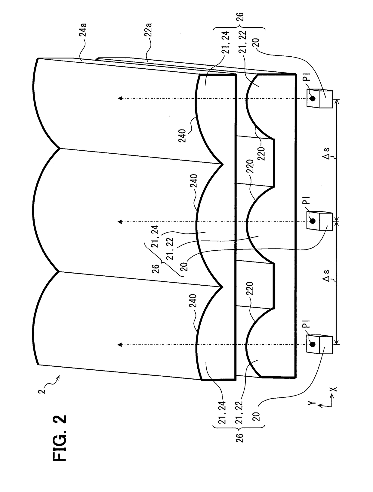 Head-up display device and illumination unit for head-up display device