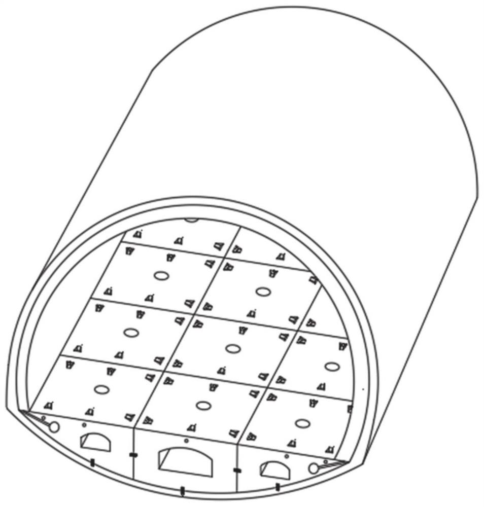 A cavity-assembled tunnel inverted arch and its construction method