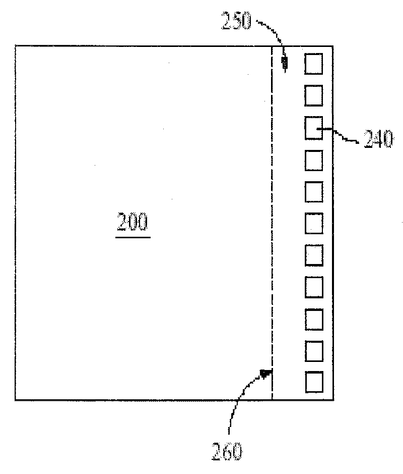Stacking chip encapsulation structure with multi-section bus bar in lead rack