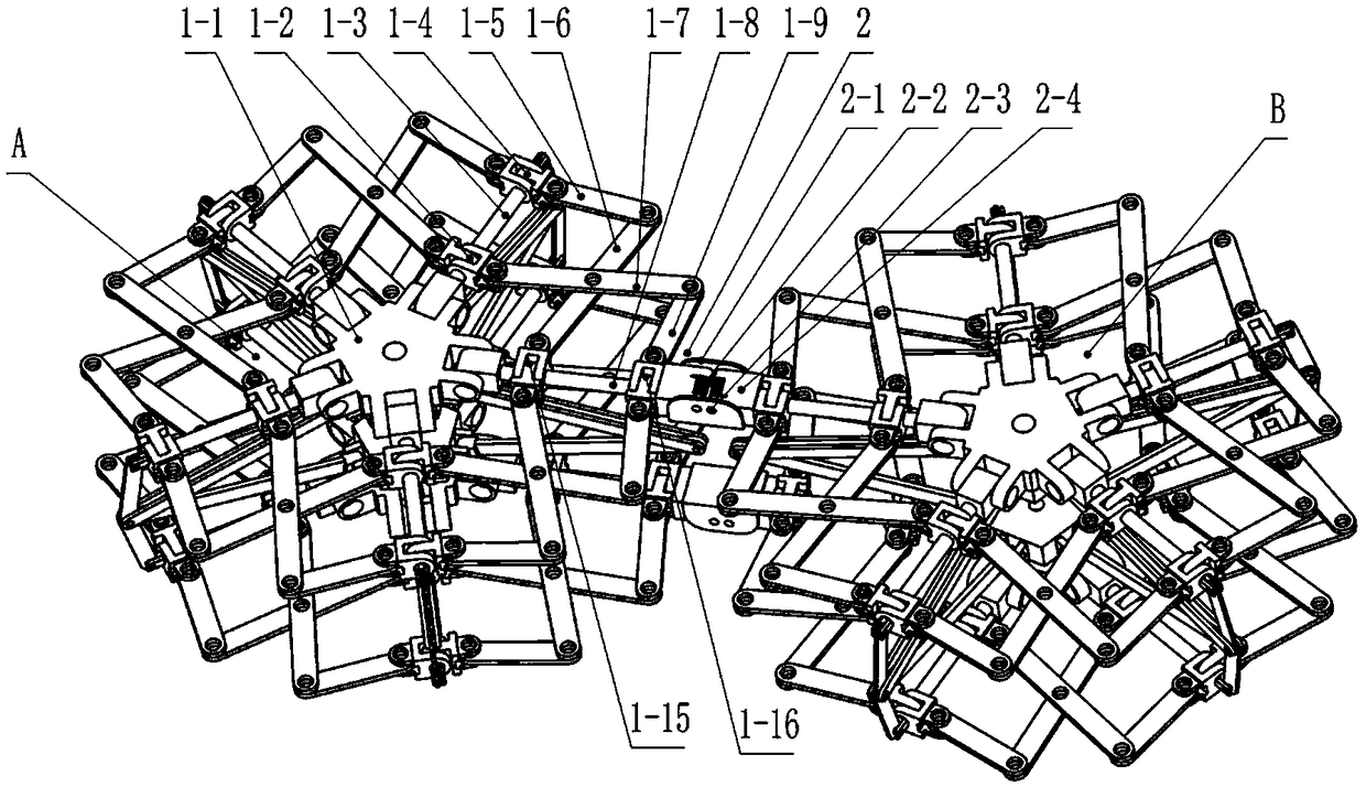 A two-layer unfoldable antenna mechanism driven by a torsion spring based on a shear type mechanism