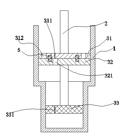 Damper with automatic damping adjusting function