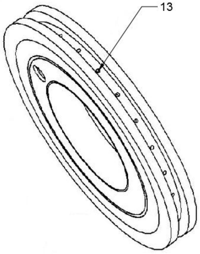 Hall ion source and discharge system thereof