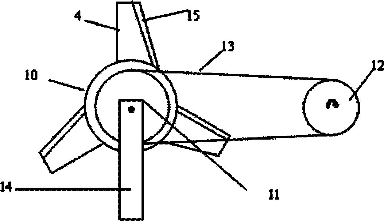 Crushing method and device thereof for peeling metal and nonmetal in waste cables