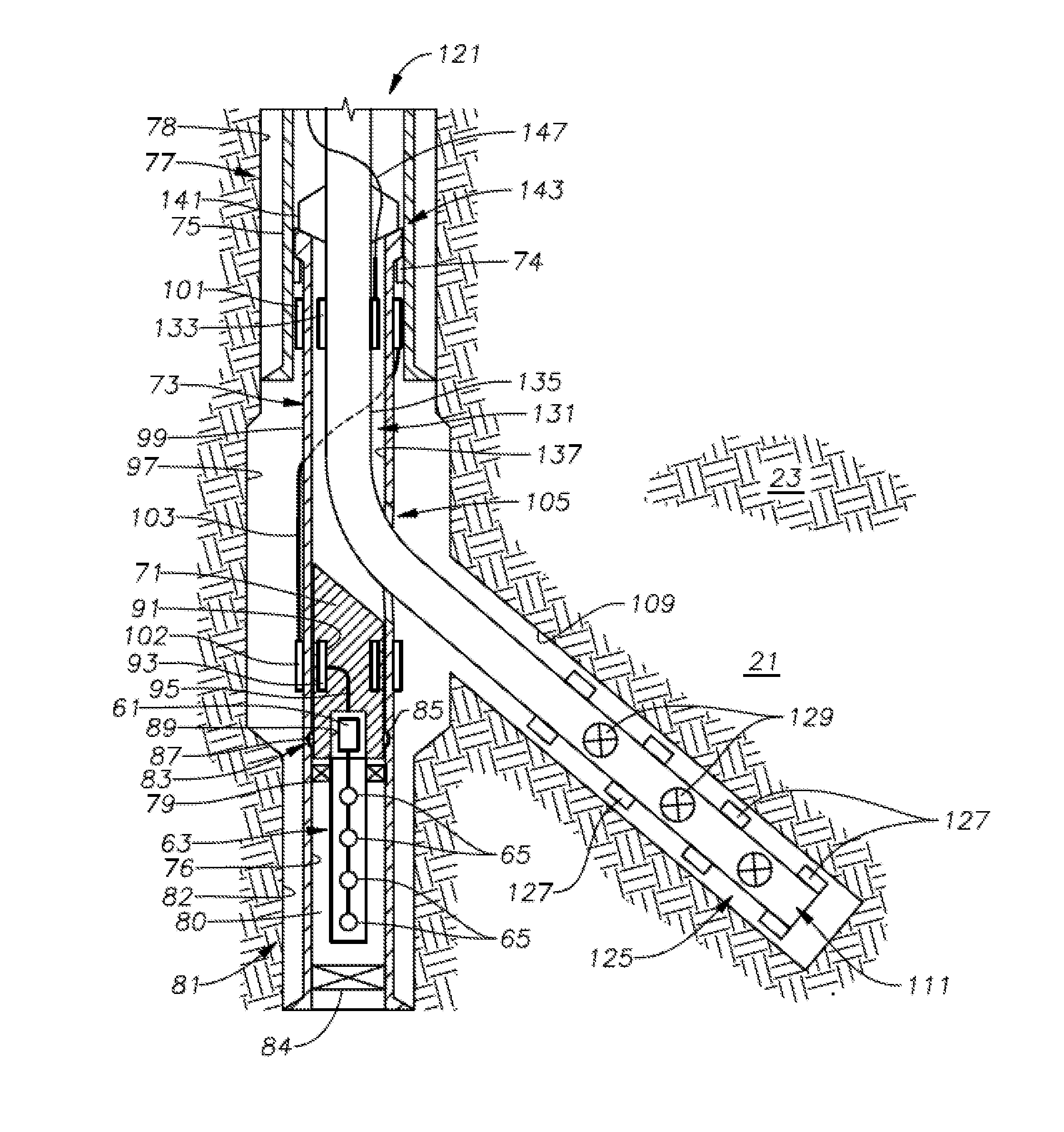 Method for real-time monitoring and transmitting hydraulic fracture seismic events to surface using the pilot hole of the treatment well as the monitoring well