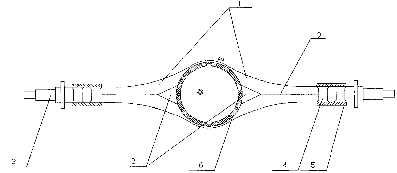 Method of manufacturing car axle case and car axle case manufactured by same