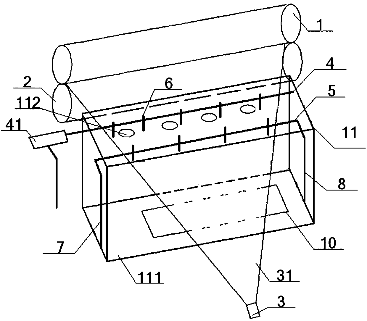 Equipment and method for improving sliver quality by double row reciprocating electrospinning