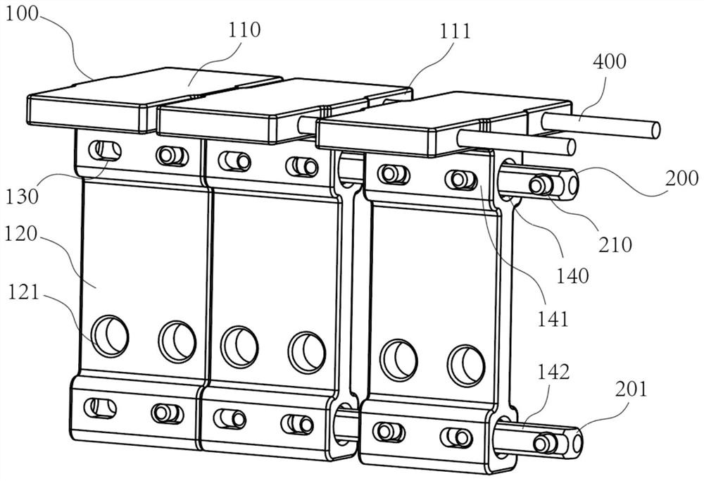 Coal mine robot rail system and its omnidirectional deformation connection structure