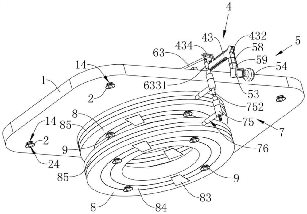 Special-shaped mobile phone display screen edge grinding device and using method thereof