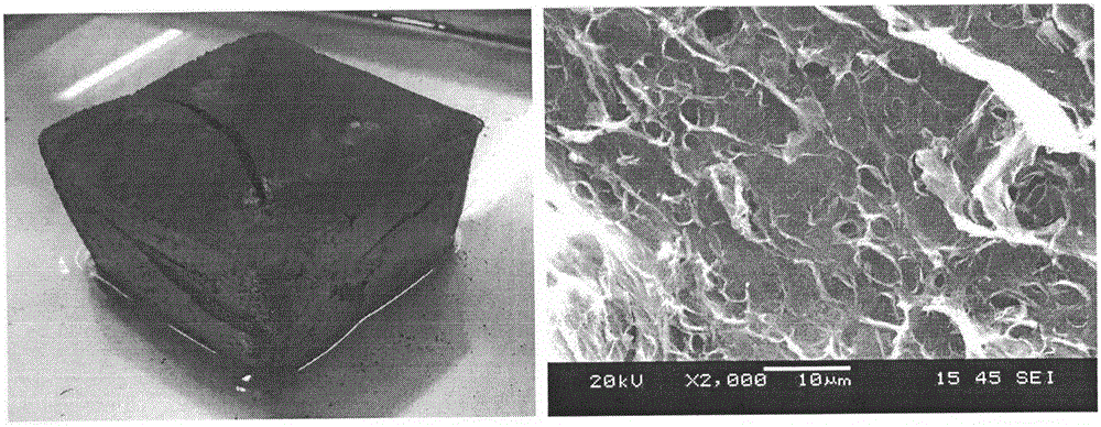Preparation method of graphene sponge material used for air purification