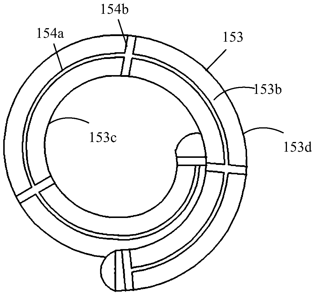Catheter ablation device and radiofrequency ablation catheter of catheter ablation device