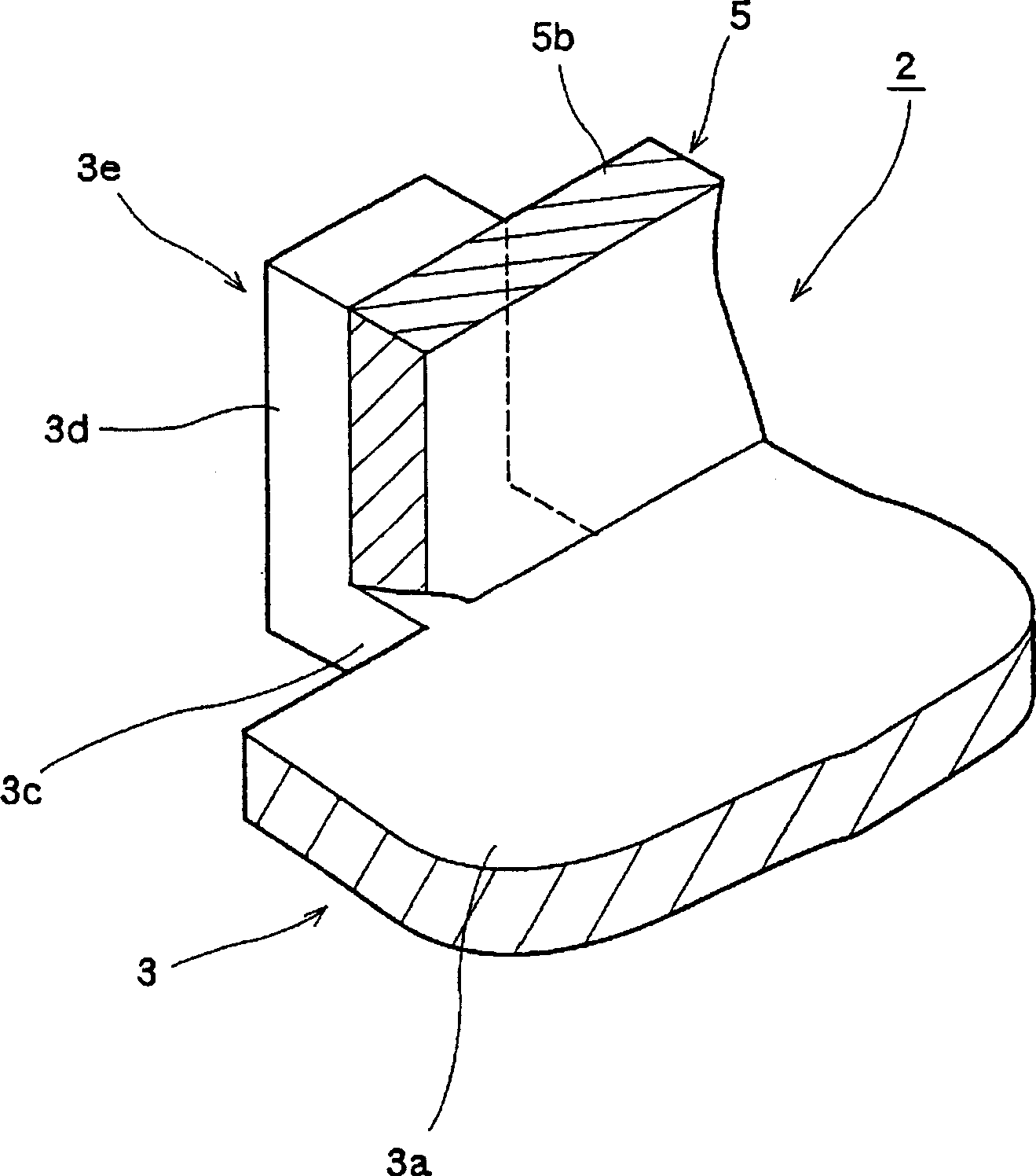 Non-reversible circuit element and method of manufacture