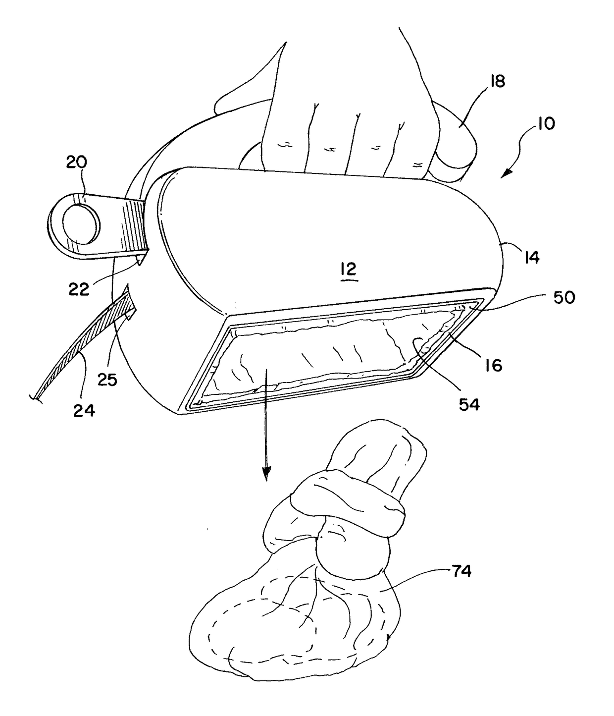 Combination pet leash and waste pickup device