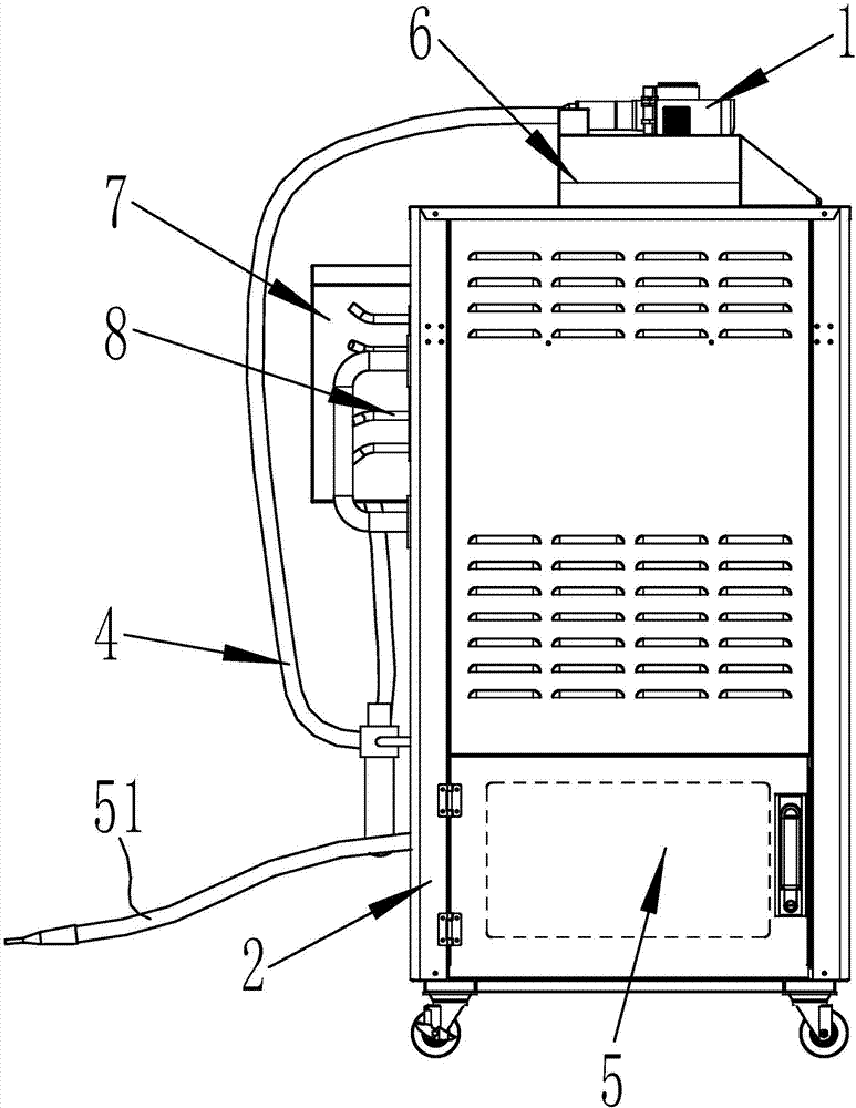 Handheld laser cleaning machine and control method