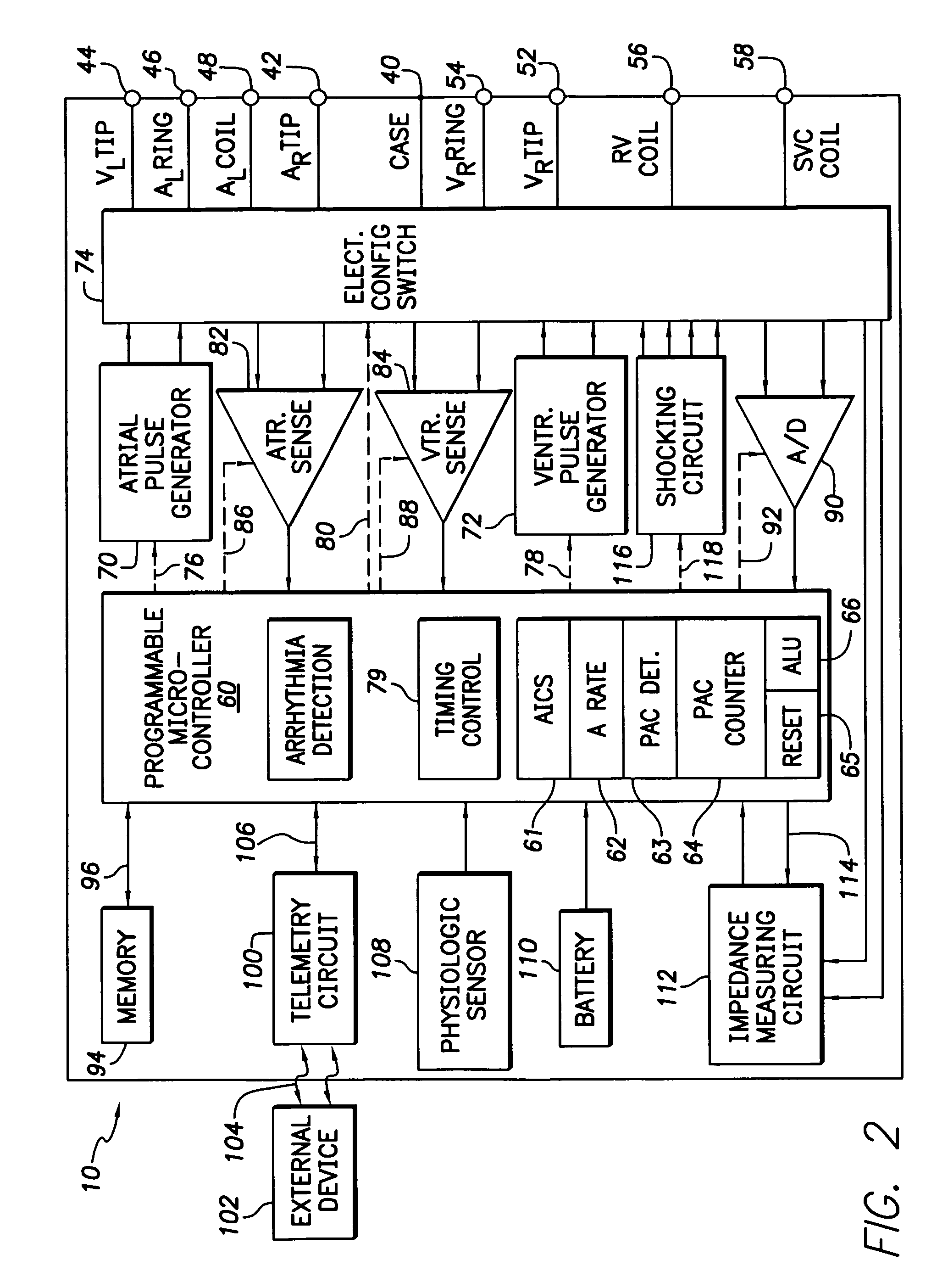 Implantable cardiac device providing intrinsic conduction search with premature atrial contraction protection and method