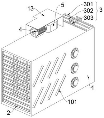 A heating and ventilation device capable of purifying air