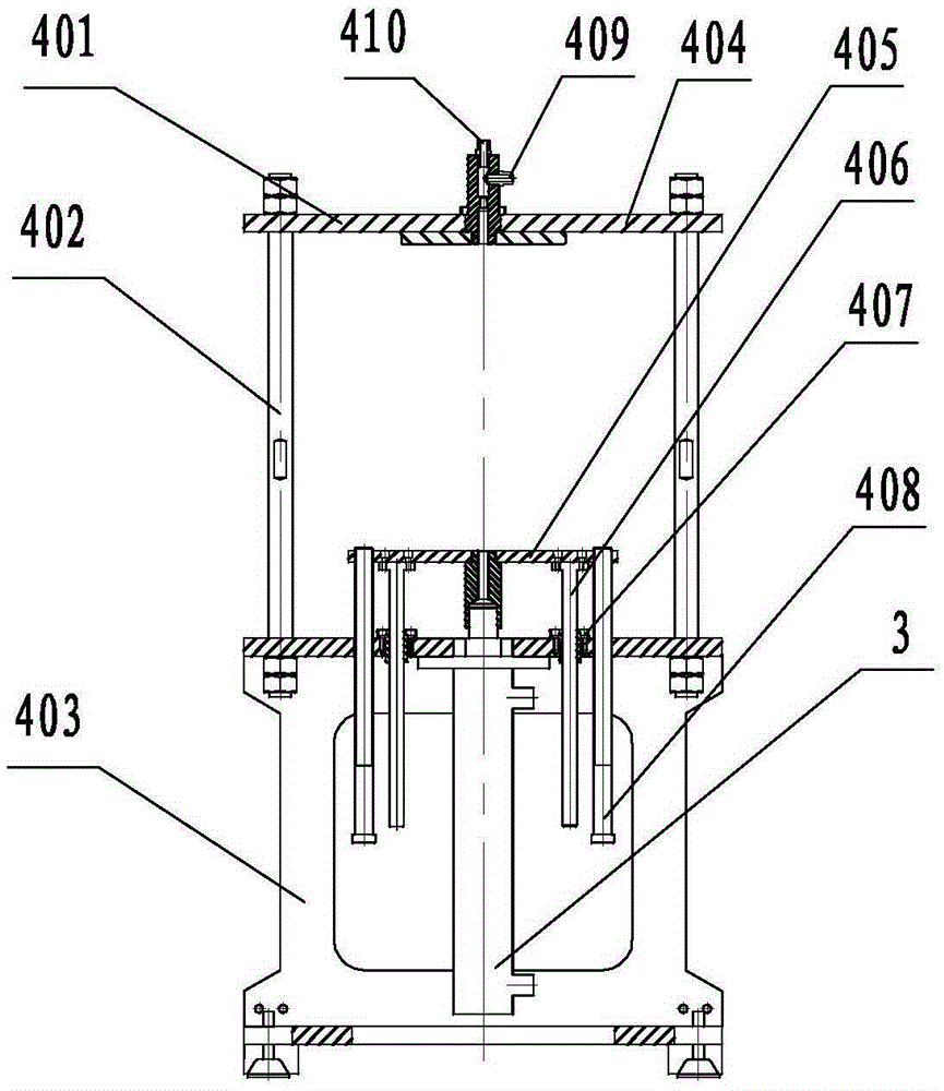 Assembly device of air suspension airbag assembly