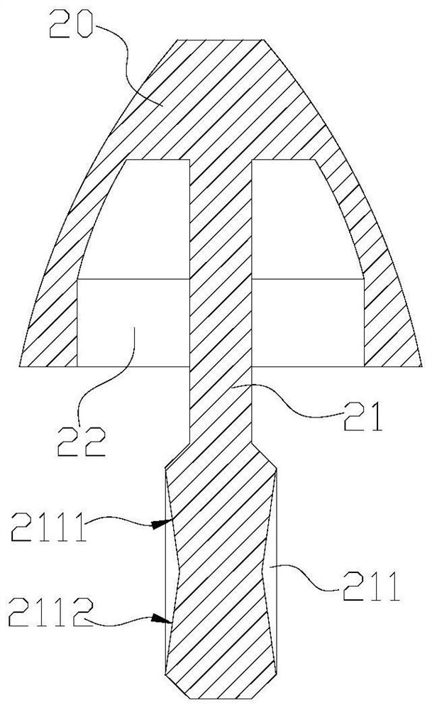 Steel strand insertion guiding device