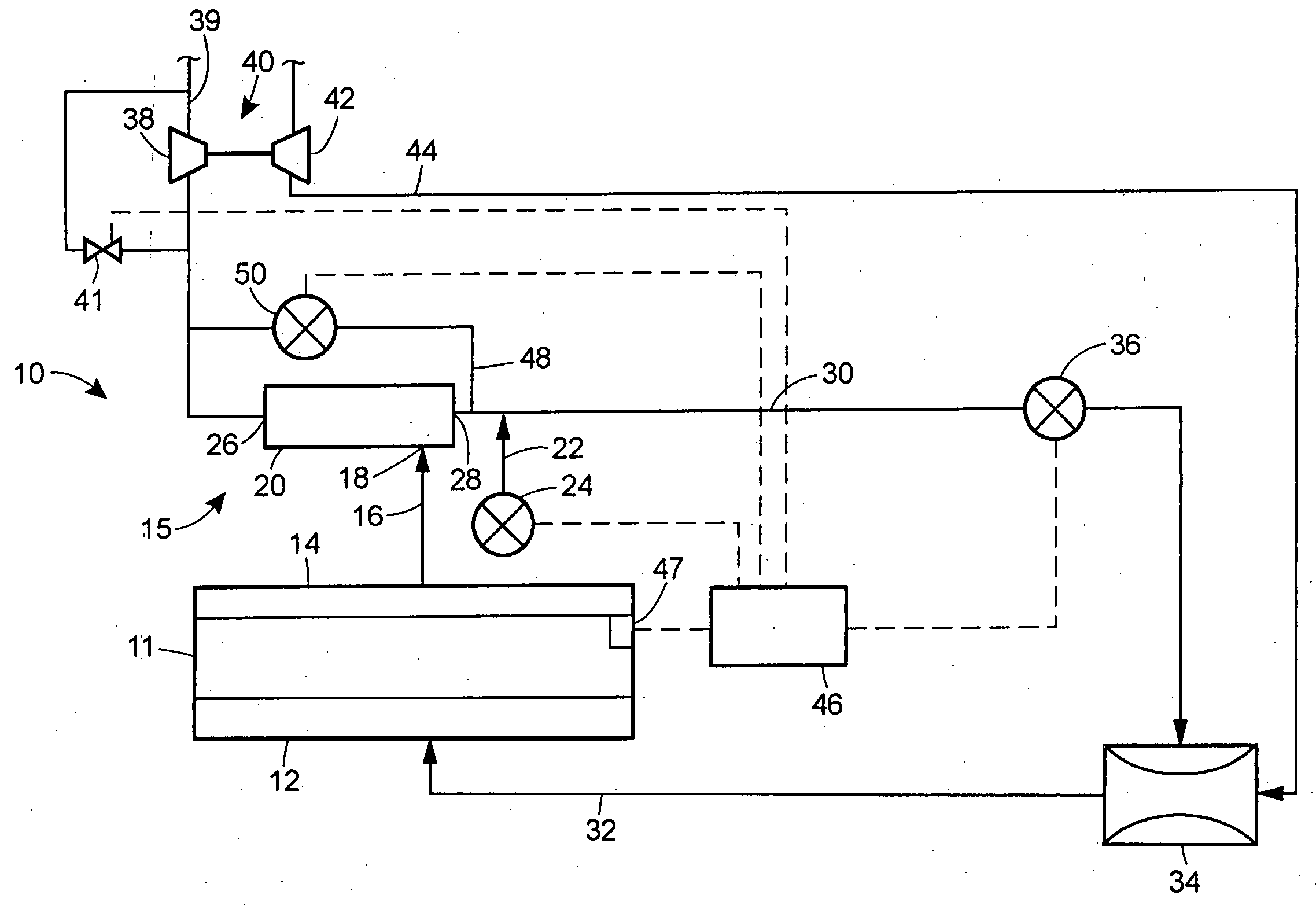 Method and apparatus for exhaust gas recirculation cooling using a vortex tube to cool recirculated exhaust gases